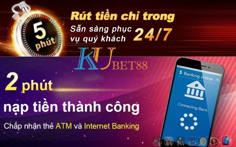 Kubet88 nạp rút tiền